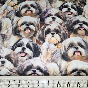 David Textiles Shih Tzu DX-4818-3C Fabric by the Yard//Piece
