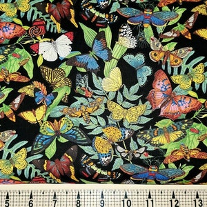 Elizabeth Studios Secret Escape Butterflies 18001 Fabric by the Yard//Piece