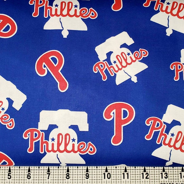Fabric Traditions Philadelphia Phillies Fabric by the Yard//Piece