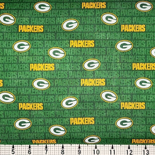 Fabric Traditions Green Bay Packers Fabric by the Yard//Piece