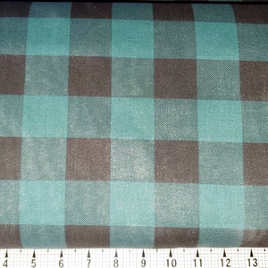Classics Buffalo Plaid Hunter/Black Fabric by the Yard//Piece
