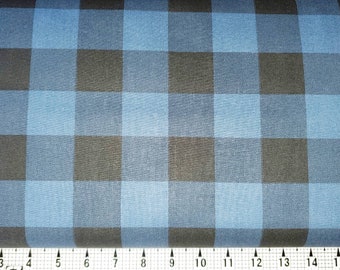 Classics Buffalo Plaid Navy/Black Fabric by the Yard//Piece