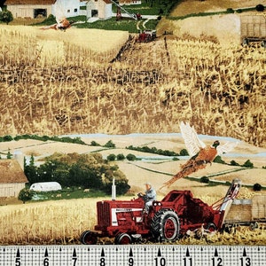 Print Concepts Farmall Scenic 10089 Fabric by the Yard//Piece
