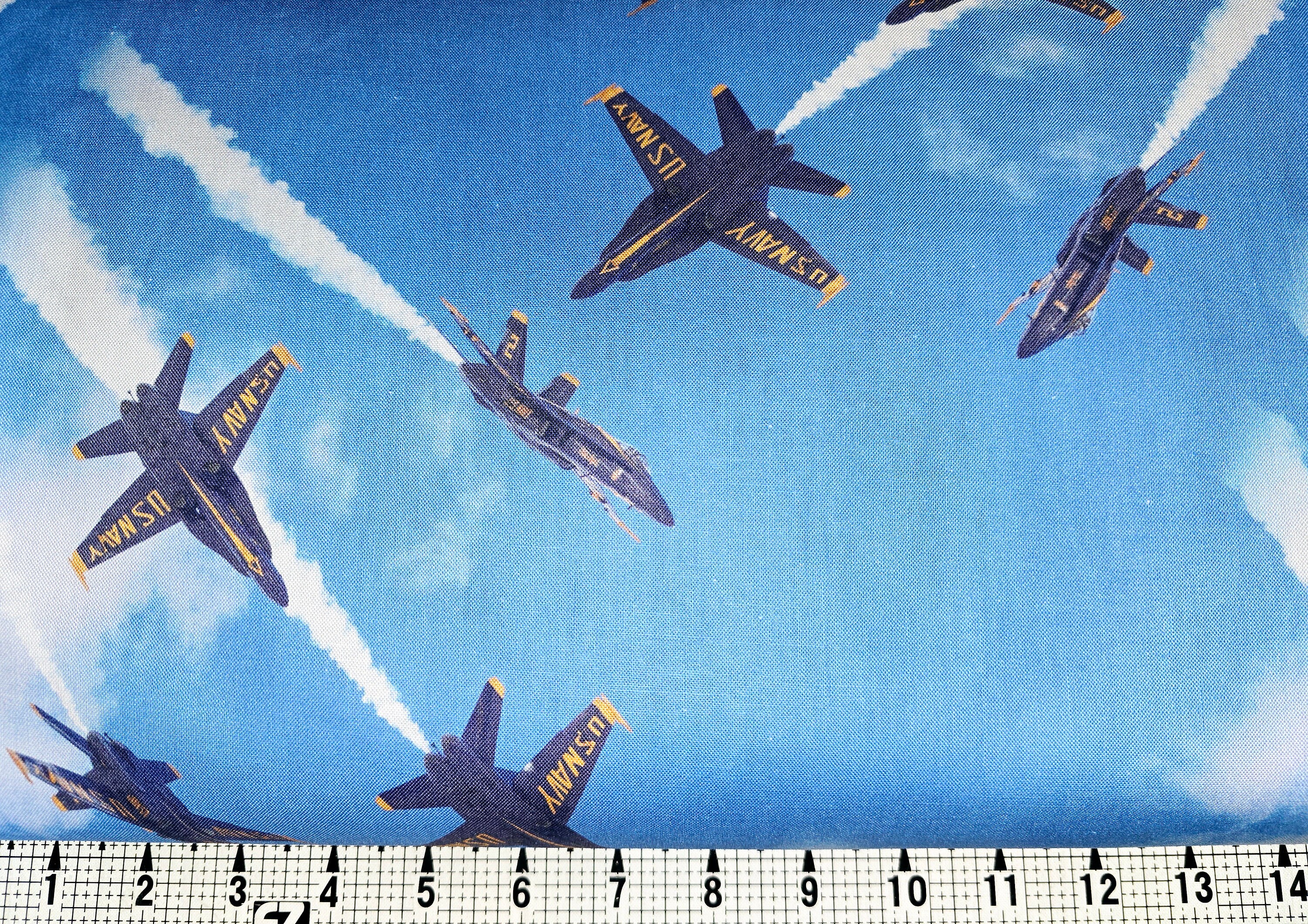 David Textiles Blue Angels DX-4910-3C Fabric by the Yard//piece - Etsy