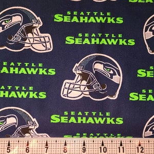 Fabric Traditions Seattle Seahawks Fabric by the Yard//Piece