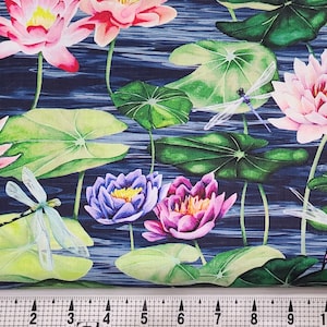 Clothworks Fabrics Dragonfly Days Y3753-55 Fabric by the Yard//Piece