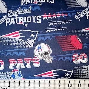 Fabric Traditions New England Patriots Fabric by the Yard//Piece