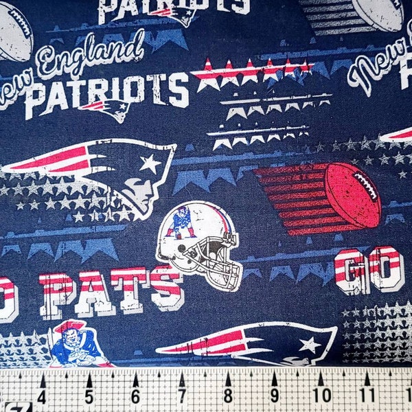 Fabric Traditions New England Patriots Fabric by the Yard/Piece