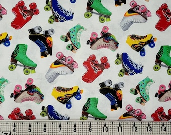 エリザベススタジオのローラースケート（白）667 ヤードあたり生地//枚