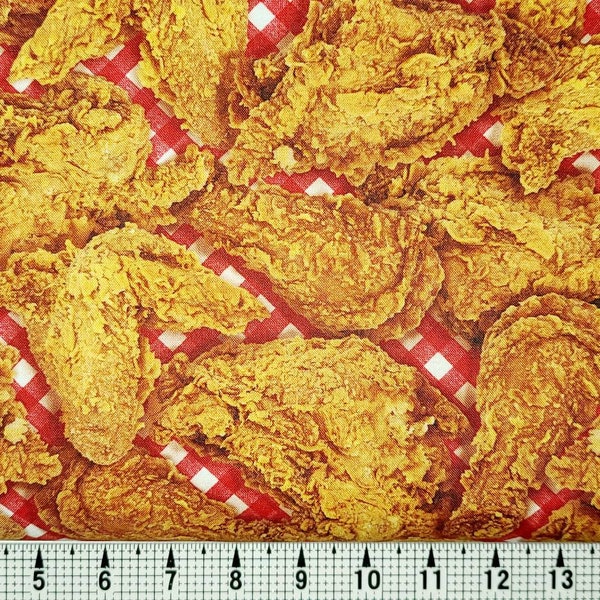 Robert Kaufman Feast Mode Fried Chicken 21536 Fabric by the Yard/Piece