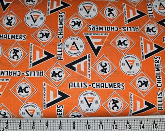 Tkanina Jaftex, logo ciągnika Allis Chalmers 1373, tkanina cięta na wymiar//sztuka