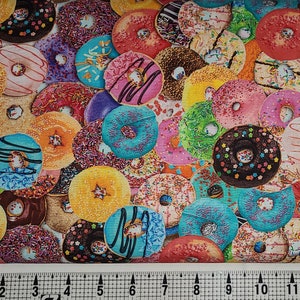 ATXD Fabrics Donut Party D74165 Fabric by the Yard//Piece