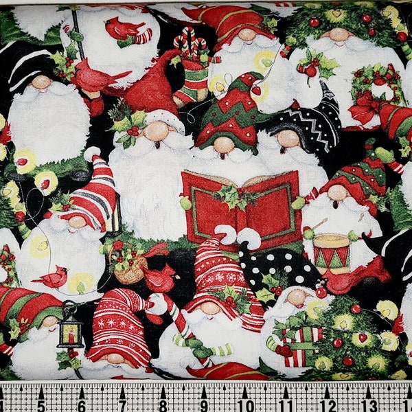 Wilmington Prints Christmas Baby It's Gnomas 39801 Fabric by the Yard/Piece