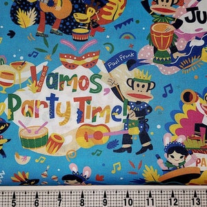 Michael Miller Paul Frank Carnival allover DDC10509 Fabric by the Yard//Piece