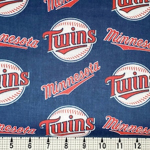 Fabric Traditions Minnesota Twins Fabric by the Yard//Piece