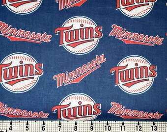 Fabric Traditions Minnesota Twins Stoff Meterware/Stück