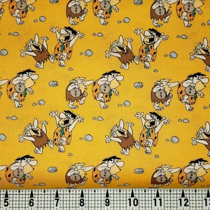 Camelot Fabrics Fred and Barney Flintstone 24060214 Fabric by the Yard//Piece Fabric by the Yard