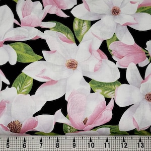 Timeless Treasures Pink Magnolia C1194 Fabric by the Yard//Piece