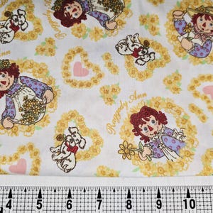 S&S Inc. Raggedy Ann Fabric by the Yard//Piece