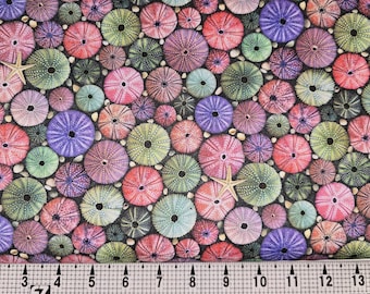 Elizabeth Studios Landscape Medley Sea Urchins 685 Fabric by the Yard//Piece