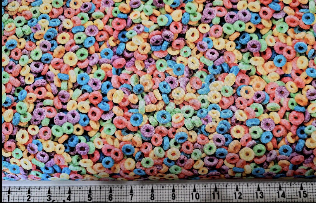 Timeless Treasures Fruity Cereal CD2997 Fabric by the Yard//piece - Etsy