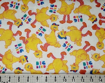 Quilting Treasures Sesame Street Big Bird 1649-28547-Z Fabric by the Yard//Piece