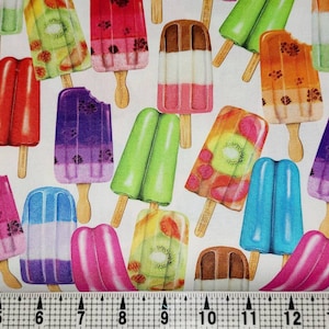 Robert Kaufman Sweet Tooth Popsicles 19825 Fabric by the Yard//Piece