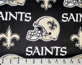 Fabric Traditions New Orleans Saints Fabric by the Yard//Piece