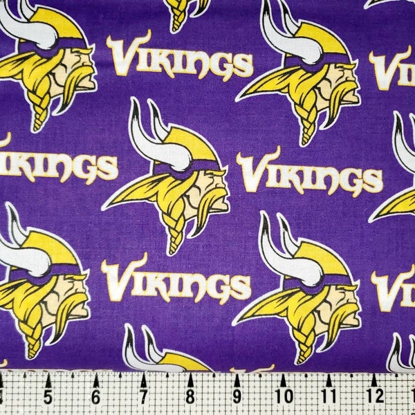 Fabric Traditions Minnesota Vikings Fabric by the Yard/Piece