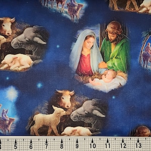Quilting Treasures Christmas The Newborn King 1649-29694-N Fabric by the Yard//Piece
