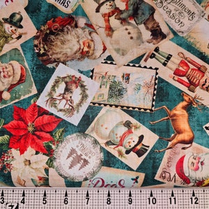 Quilting Treasures Wonderful Christmas Time Collage 2600-30335-Q Fabric by the Yard/Piece