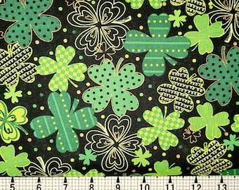 SRKM Fabrics Shamrock Party D74251 Stof op maat gesneden/stuk: