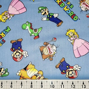 Springs Creative Mario ands Friends CP67560 Fabric by the Yard//Piece