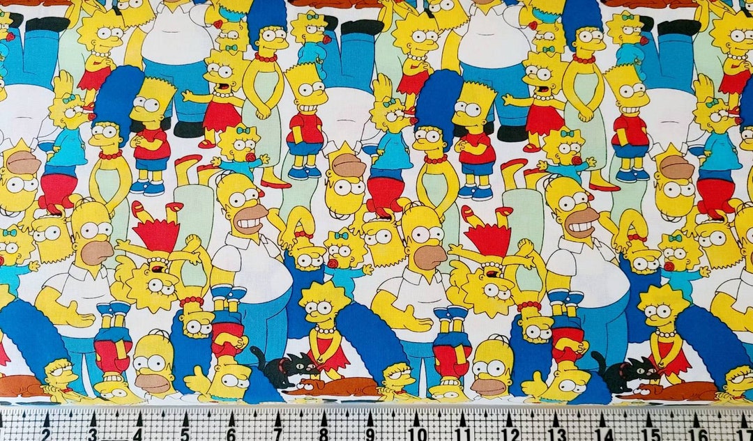 Springs Creative Simpsons Packed CP74551 Fabric by the Yard//piece - Etsy