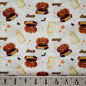 Riley Blake Hersheys Reeses on White C11980 Fabric by the Yard//Piece