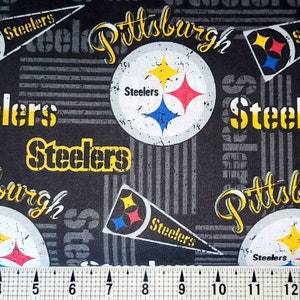 Fabric Traditions Pittsburg Steelers Fabric by the Yard//Piece