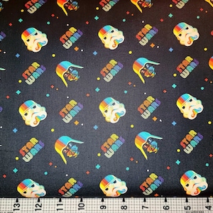 Camelot Fabrics Star Wars Rainbow Empire Helms 73010928JAS Fabric by the Yard//Piece