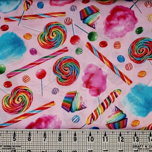Hi-Fashion Fabrics Rainbow Candy 6233 Fabric by the Yard//Piece