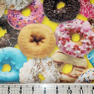 Quilting Treasures Donuts 1649-27822-S Fabric by the Yard//Piece