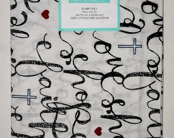 David Textiles Love Hope Faith DT-6891 Fabric by the Yard//Piece