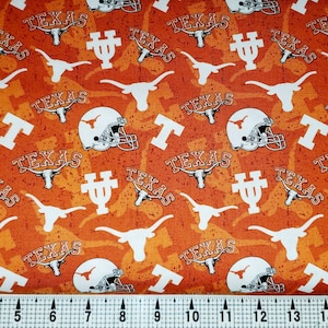 Sykel Enterprises NCAA Texas Longhorns Fabric by the Yard//Piece