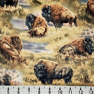 Springs Creative Bison Range CP42008 Tkanina cięta na wymiar//Sztuk
