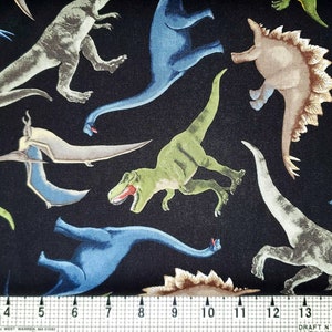 Timeless Treasures Dinosaurs C5726 Fabric by the Yard//Piece