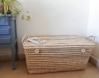 woven toy box