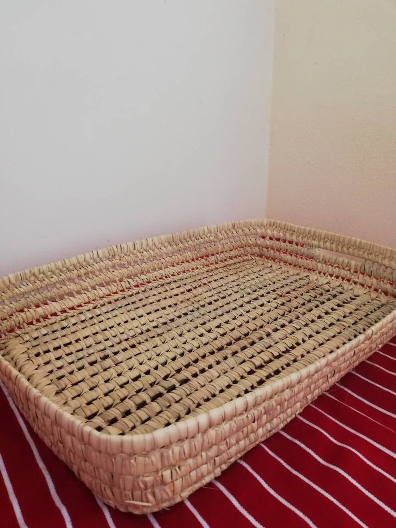 Changing Basket Box Basket and Diapers Basket Made of Palm Etsy