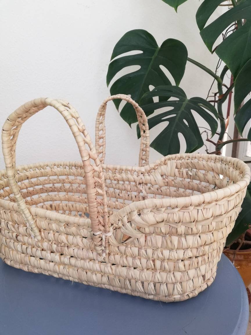 Toys & Games Ecru Baby doll Moses basket bed Minikane 34 cm