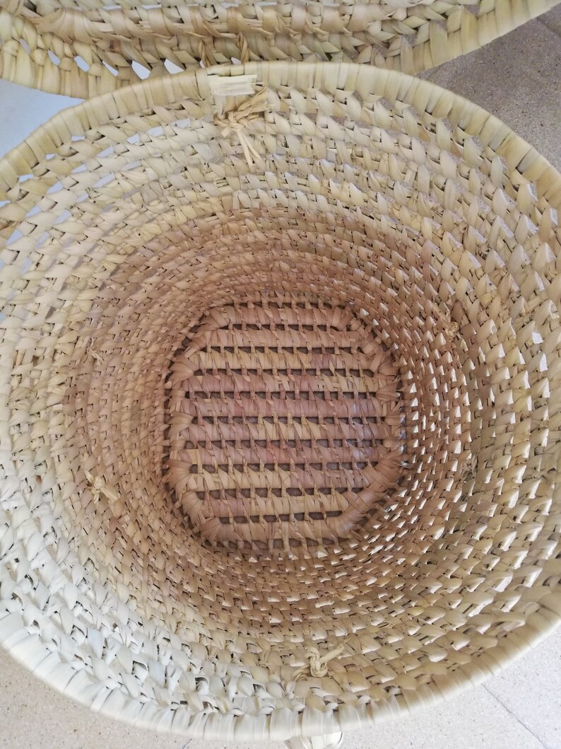 lidded storage basket storage solutions Toy basket with lid in palm leaf and reed toy box storage box panier \u00e0 linge wicker chest