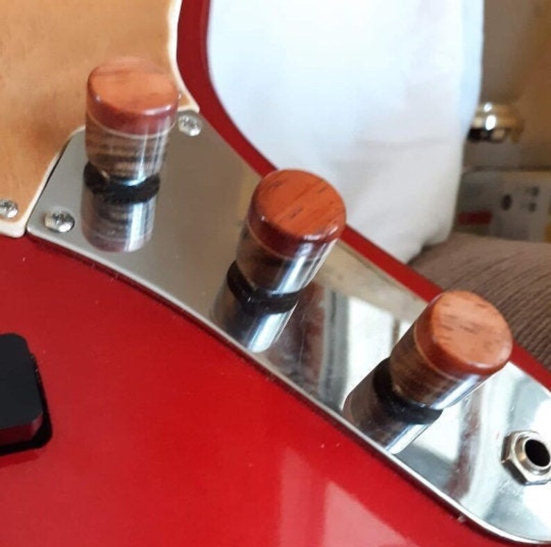 Guitar knobs Laminated Etsy