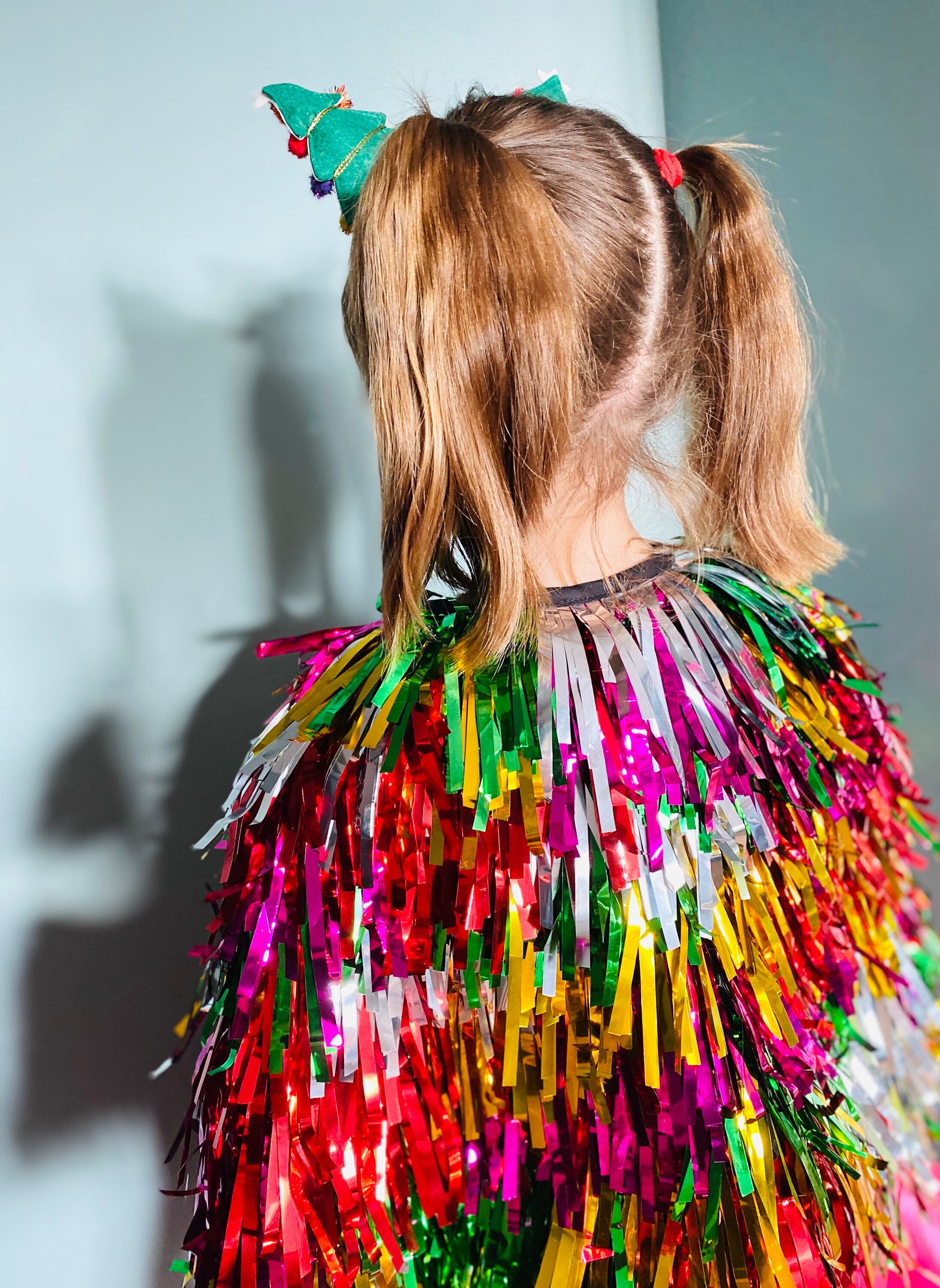 Tinsel Fringe Christmas Costume Dress - Etsy