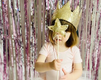 Gold Sequin Crown | Sparkle Crown | Birthday Crown | Cake Smash